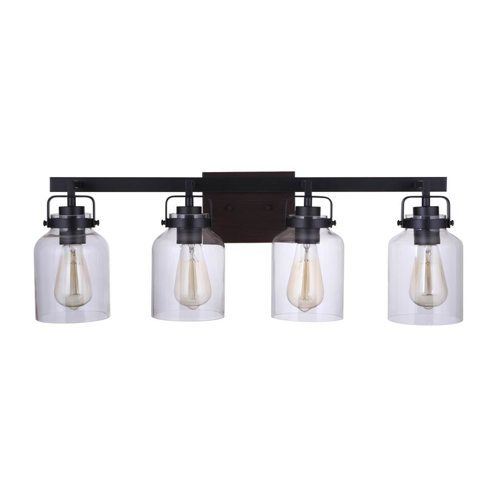 Craftmade Foxwood 4 Light Vanity In Brushed Polished Nickel