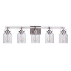 Craftmade Foxwood 5 Light Vanity In Brushed Polished Nickel