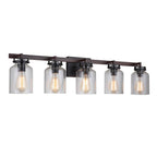 Craftmade Foxwood 5 Light Vanity In Brushed Polished Nickel