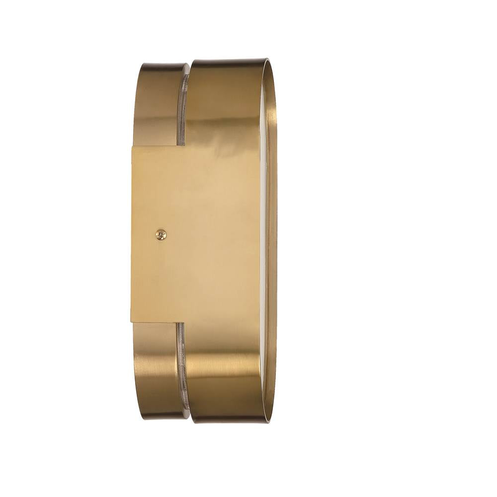 Craftmade 54960-SB-LED Satin Brass Melody 1 Light Led Wall Sconce In Satin Brass Image 4