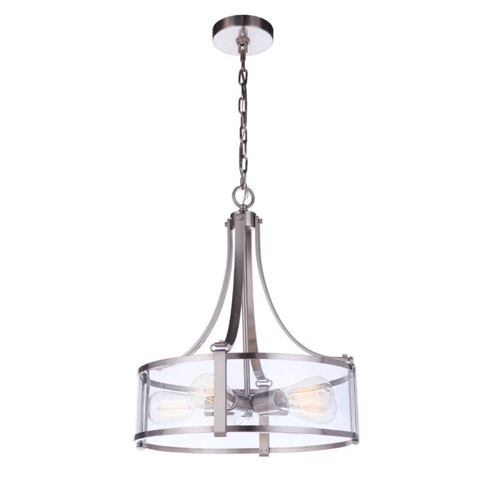 Craftmade Elliot 5 Light Pendant In Brushed Polished Nickel