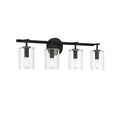 Craftmade Hailie 4 Light Vanity In Flat Black