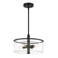 Craftmade Hailie 4 Light Pendant In Flat Black