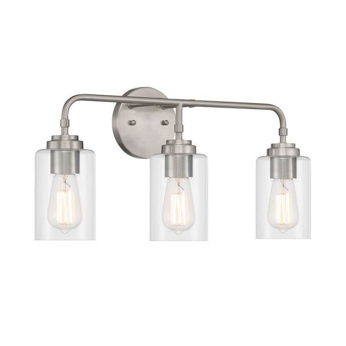Craftmade 56003-BNK Brushed Polished Nickel Stowe 3 Light Vanity In Brushed Polished Nickel Image 1
