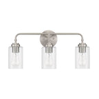 Craftmade Stowe 3 Light Vanity In Brushed Polished Nickel