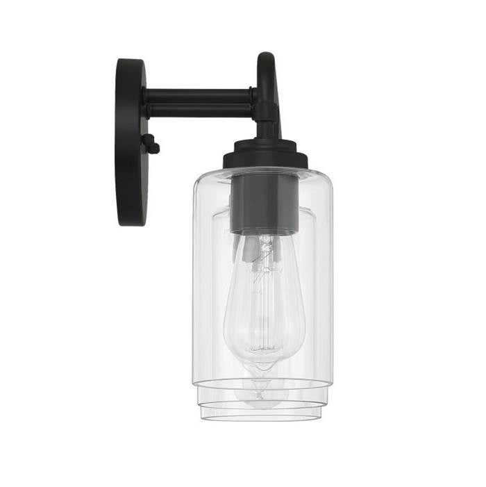 Craftmade 56003-FB Flat Black Stowe 3 Light Vanity In Flat Black Image 2