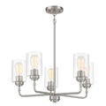 Craftmade 56025-BNK Brushed Polished Nickel Stowe 5 Light Chandelier In Brushed Polished Nickel Image 1
