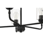 Craftmade 56025-FB Flat Black Stowe 5 Light Chandelier In Flat Black Image 2