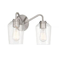 Craftmade 56102-BNK Brushed Polished Nickel Shayna 2 Light Vanity In Brushed Polished Nickel Image 1