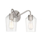 Craftmade 56102-BNK Brushed Polished Nickel Shayna 2 Light Vanity In Brushed Polished Nickel Image 1
