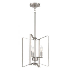 Craftmade 56133-BNK Brushed Polished Nickel Shayna 3 Light Foyer In Brushed Polished Nickel Image 1