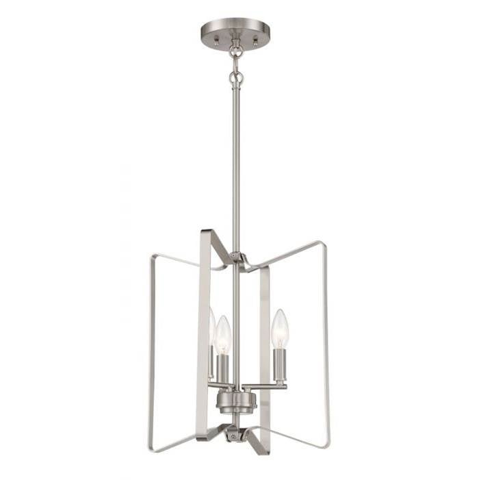 Craftmade 56133-BNK Brushed Polished Nickel Shayna 3 Light Foyer In Brushed Polished Nickel Image 1