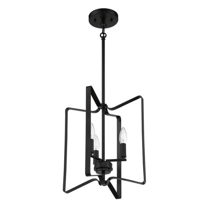 Craftmade Shayna 3 Light Foyer In Brushed Polished Nickel