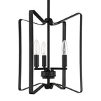 Craftmade 56133-FB Flat Black Shayna 3 Light Foyer In Flat Black Image 2