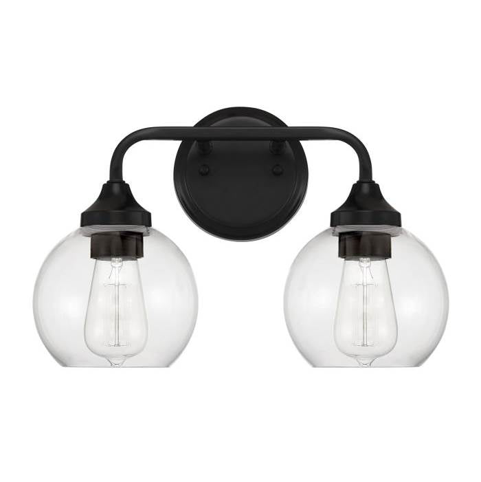 Craftmade Glenda 2 Light Vanity In Brushed Polished Nickel