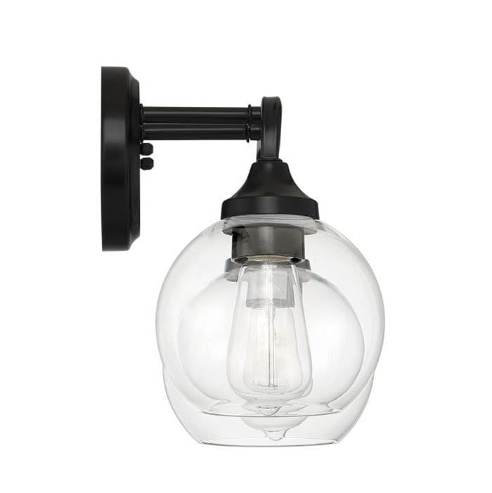 Craftmade 56202-FB Flat Black Glenda 2 Light Vanity In Flat Black Image 2