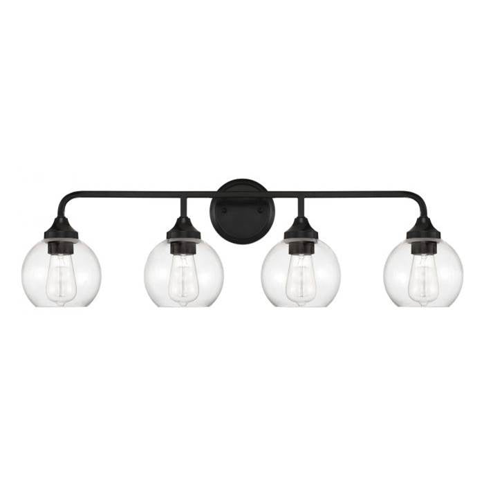Craftmade Glenda 4 Light Vanity In Brushed Polished Nickel