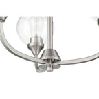 Craftmade 56223-BNK Brushed Polished Nickel Glenda 3 Light Chandelier In Brushed Polished Nickel Image 2