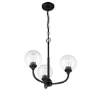 Craftmade Glenda 3 Light Chandelier In Brushed Polished Nickel