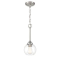 Craftmade 56291-BNK Brushed Polished Nickel Glenda 1 Light Mini Pendant In Brushed Polished Nickel Image 1
