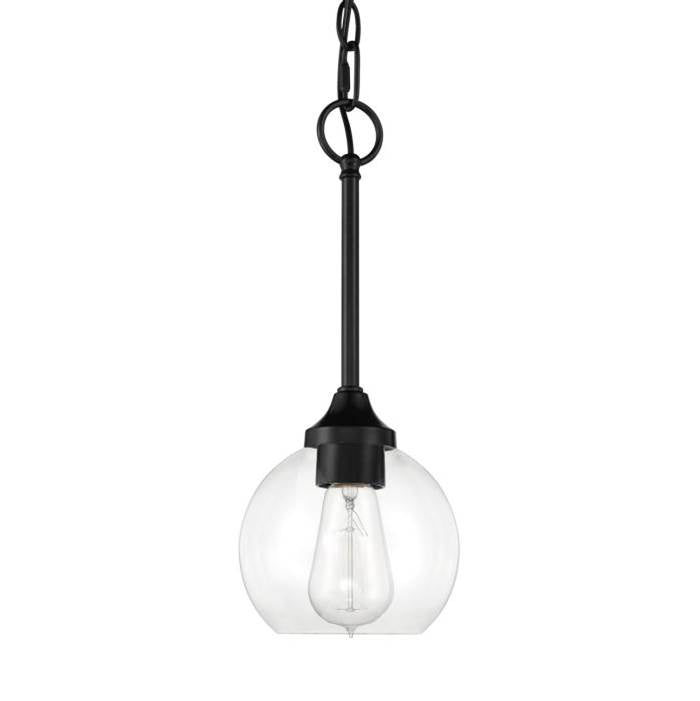 Craftmade Glenda 1 Light Mini Pendant In Brushed Polished Nickel