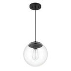 Craftmade 56891-FB Flat Black Gaze 10'' 1 Light Pendant In Flat Black Image 2