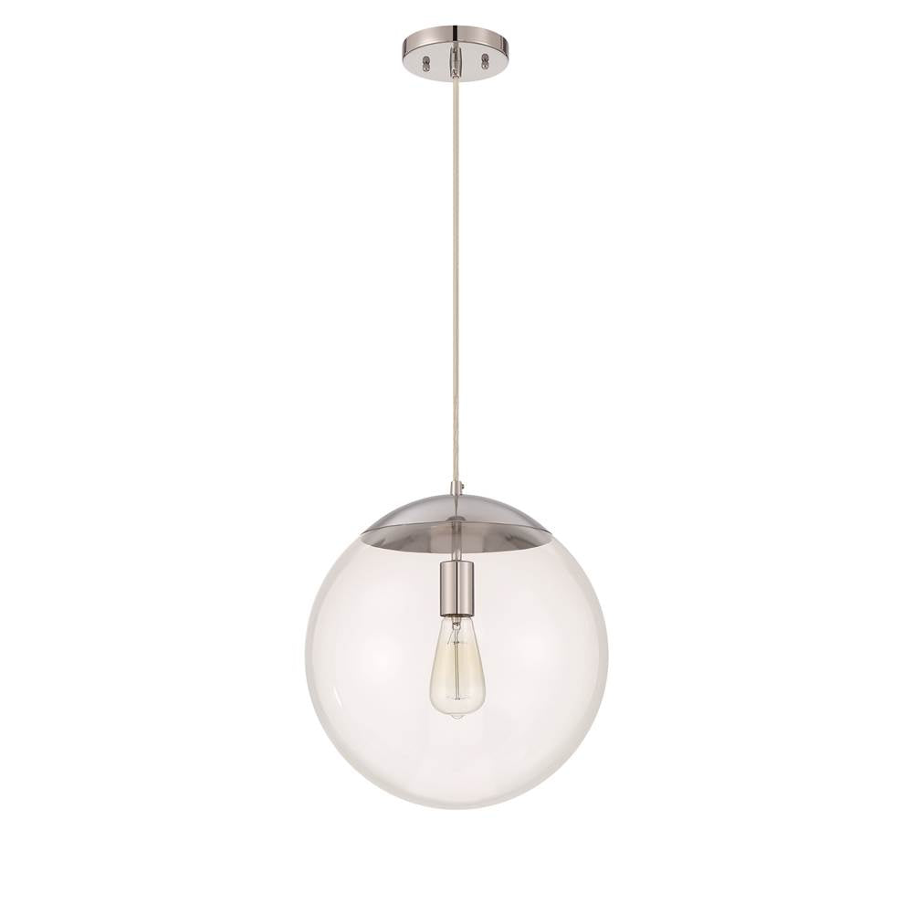 Craftmade Gaze 1 Light 14'' Pendant In Chrome