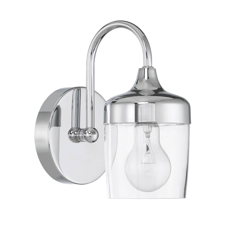 Craftmade Wrenn 1 Light Wall Sconce In Chrome