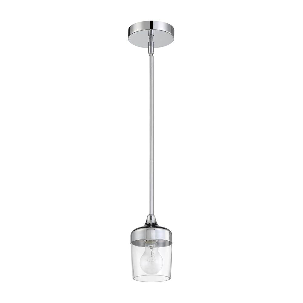Craftmade Wrenn 1 Light Mini Pendant In Chrome