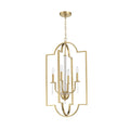 Craftmade Fortuna 4 Light Foyer In Satin Brass