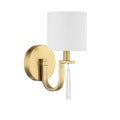 Craftmade Fortuna 1 Light Wall Sconce In Satin Brass