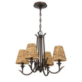 Craftmade Kokomo 4 Light Chandelier In Aged Bronze Brushed