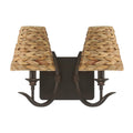 Craftmade Kokomo 2 Light Wall Sconce In Aged Bronze Brushed