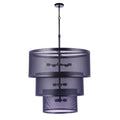 Craftmade Mesh 12 Light Pendant In Flat Black