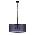 Craftmade Mesh 4 Light Pendant In Flat Black