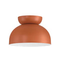 Craftmade Ventura Dome Ventura Dome 1 Light Flushmount In Baked Clay