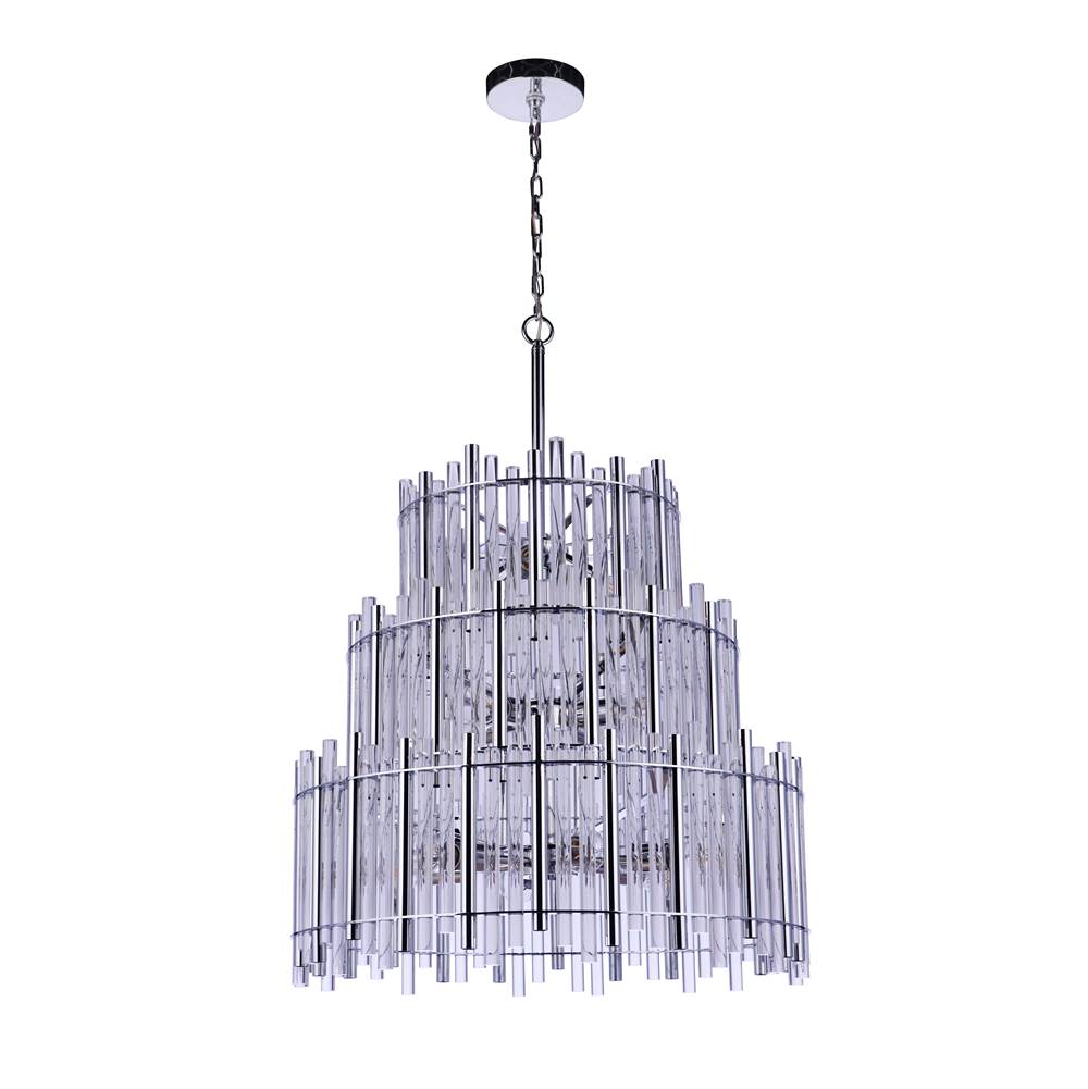 Craftmade Reveal 13 Light Chandelier In Chrome