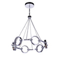Craftmade Context 6 Light Led Chandelier In Chrome
