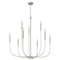 Craftmade Traci 9 Light Chandelier In Brushed Polished Nickel