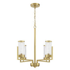 Craftmade 60124-SB Satin Brass Requires 4 Candelabra Base 60 Watt Bulbs (not Included) Image 4