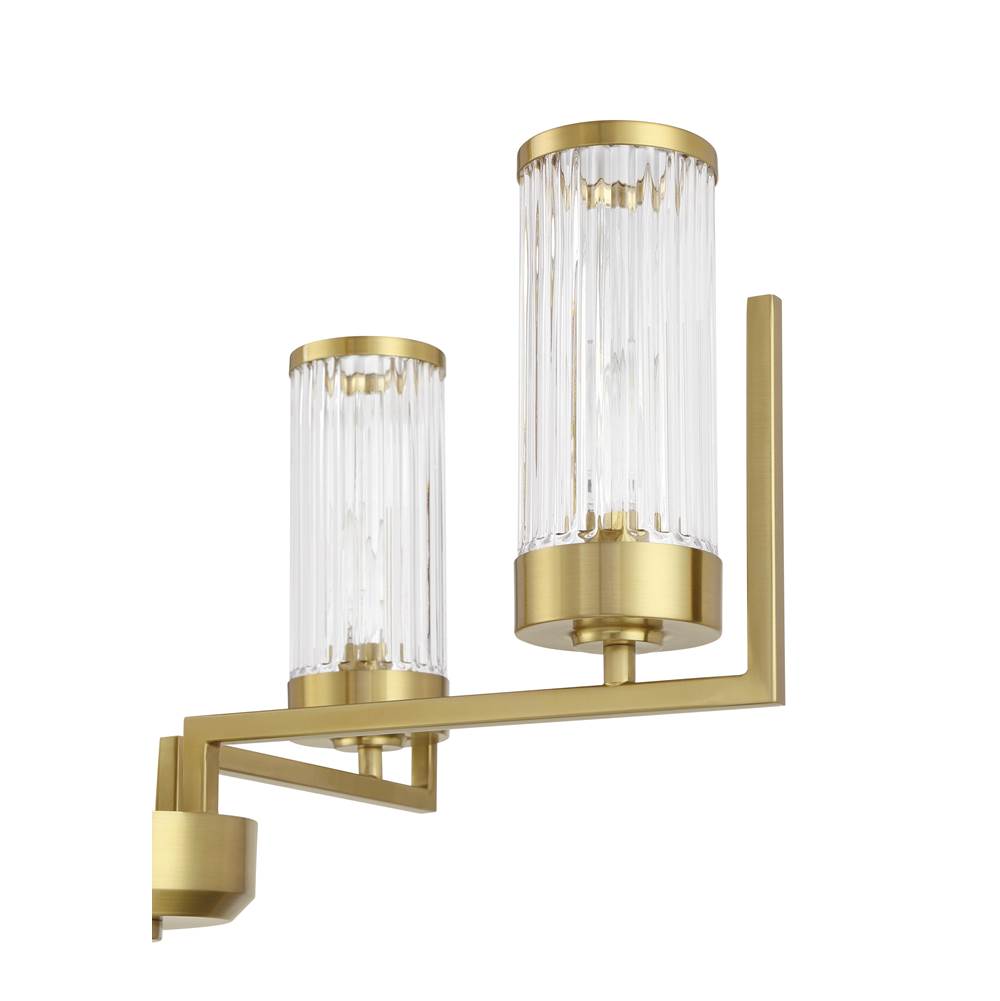 Craftmade 60124-SB Satin Brass Requires 4 Candelabra Base 60 Watt Bulbs (not Included) Image 2