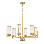 Craftmade Whittley Requires 6 Candelabra Base 60 Watt Bulbs (not Included)