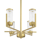 Craftmade 60126-SB Satin Brass Requires 6 Candelabra Base 60 Watt Bulbs (not Included) Image 3