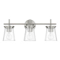Craftmade Connell 3 Light Vanity In Brushed Polished Nickel