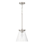 Craftmade 60492-BNK  Connell 1 Light Pendant In Brushed Polished Nickel Image 6