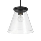 Craftmade 60492-FB Flat Black Connell 1 Light Pendant In Flat Black Image 3