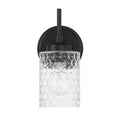 Craftmade Claire 1 Light Wall Sconce In Flat Black
