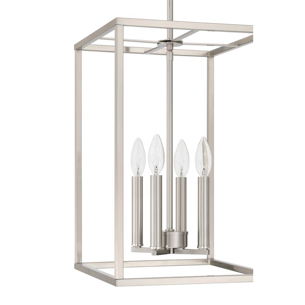 Craftmade 60635-BNK Brushed Polished Nickel Signature Foyer 4 Light 18'' Foyer In Brushed Polished Nickel Image 3
