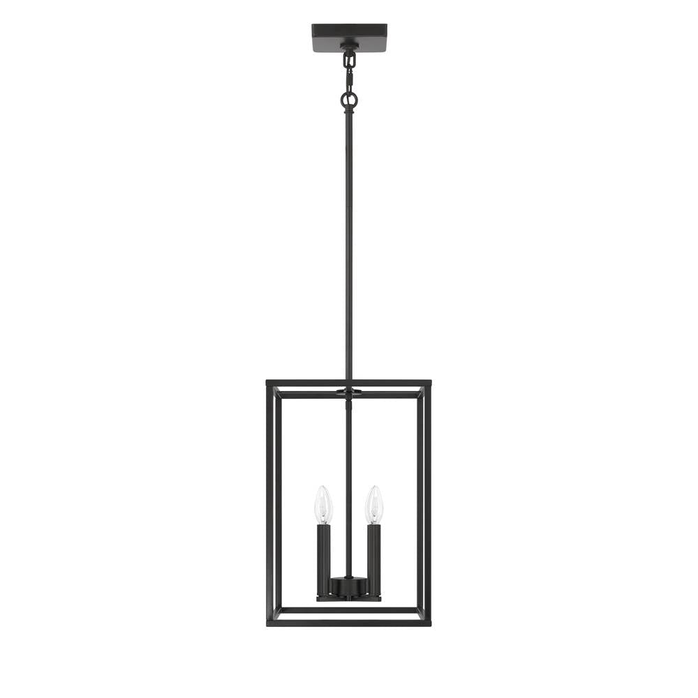 Craftmade 60635-FB Flat Black Signature Foyer 4 Light 18'' Foyer In Flat Black Image 5