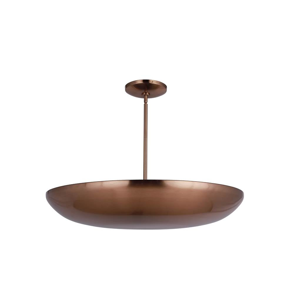 Craftmade Isabel 5 Light Convertible Semi-flush In Satin Brass